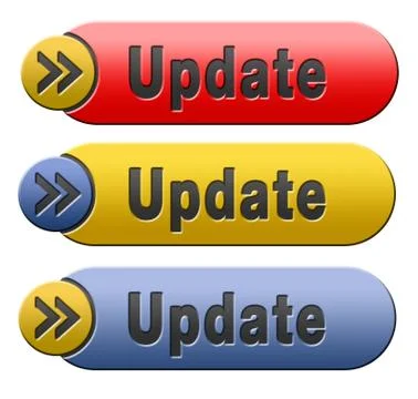 Update button Stock Illustration
