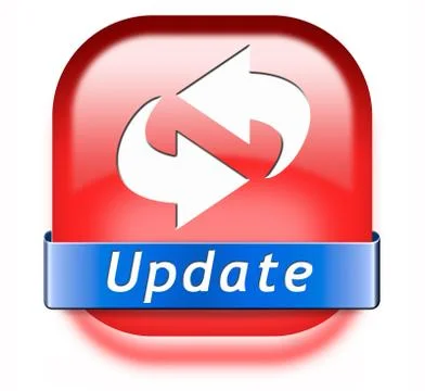 Update button Illustrazione stock