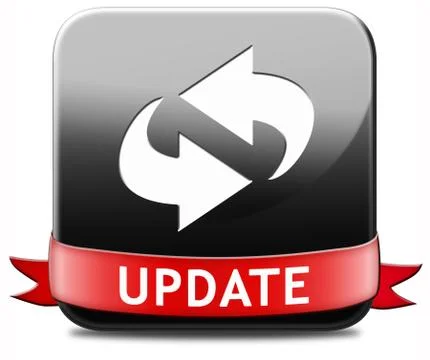 Update button Stock Illustration
