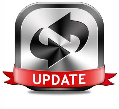 Update button Stock Illustration