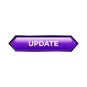 Update button website vector template Ilustración de archivo