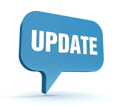 Update concept 3d illustration Stock Illustration