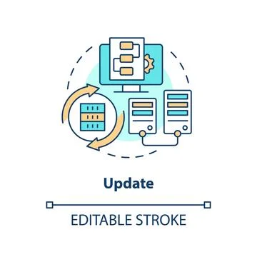 Update concept icon Stock-Illustration