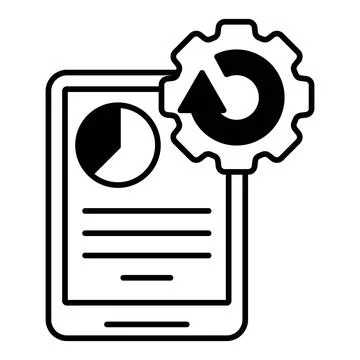 Update Dualtone Icon Stock Illustration