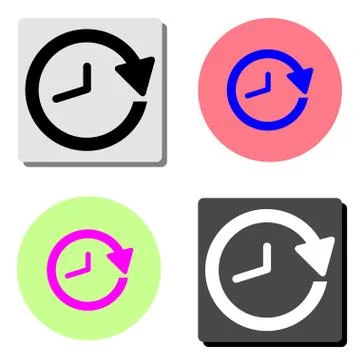 Update. flat vector icon Stock Illustration