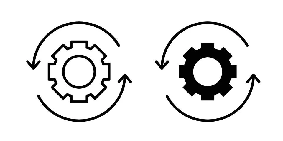Update icon bundle for website design projects Stockillustratie