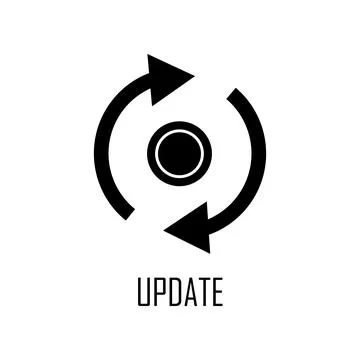 Update icon. Element of Web Development for mobile concept and web apps Illustrazione stock