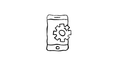 Update icon in hand draw style. Motion graphics Видео 151559359