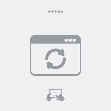 Update icon Illustrazione stock