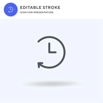 Update icon vector, filled flat sign, solid pictogram isolated on white, logo Stock Illustration