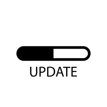 Update icon vector Illustrazione stock