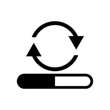 Update icon vector Stock Illustration