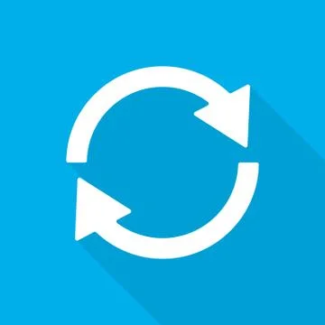 Update icon. Vector illustration. Stock Illustration