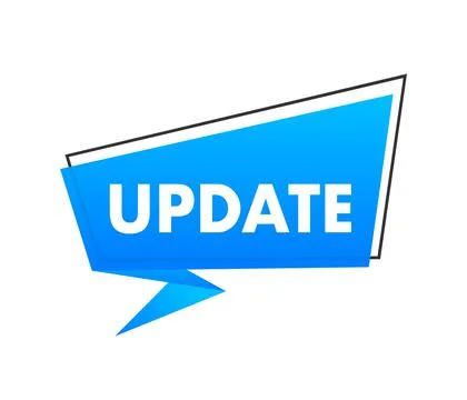 Update label, baner. Time to Update. Vector stock illustration. Stock Illustration