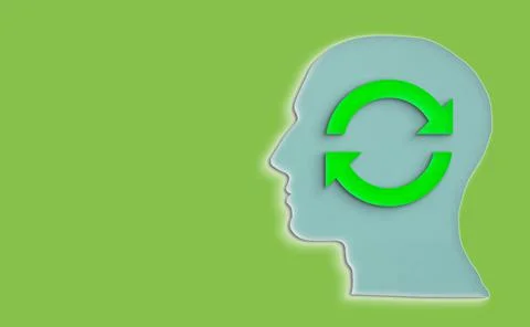 Update mind Stock Illustration