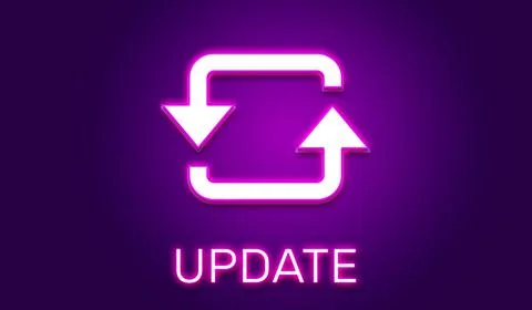 Update neon Stock Photos