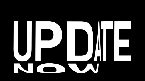 Update now Kinetic Warp Text Animation on black background. Stock Footage 315003252
