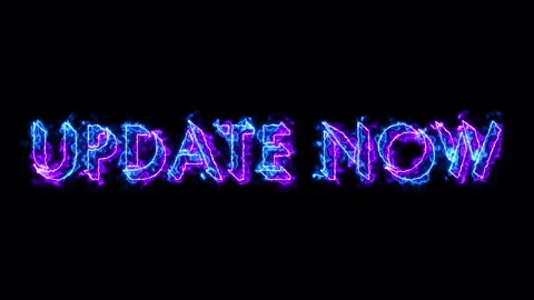 Update Now text cool animation in 4K. Stock Footage 259683455