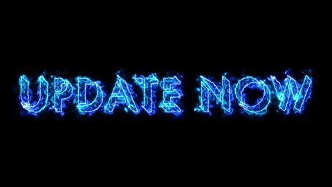 Update Now text cool animation in 4K. Stock Footage 259683558