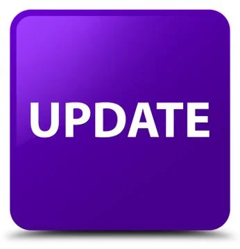 Update purple square button Stock Illustration