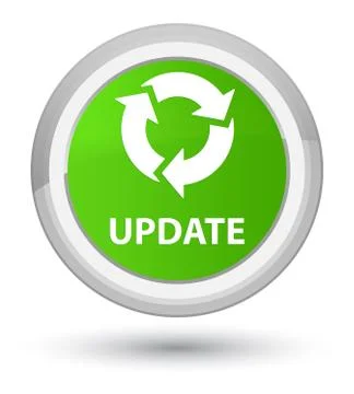 Update (refresh icon) prime soft green round button イラスト素材