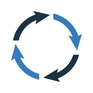 Update, refresh icon. Simple editable vector illustration. Stockillustratie