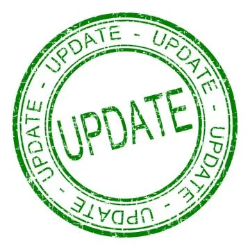 Update rubber stamp Stock Illustration