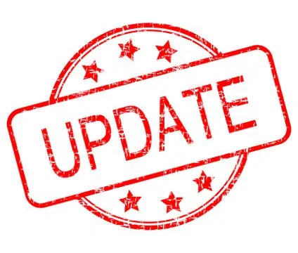 Update rubber stamp - illustration Stock Illustration