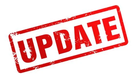 Update rubber stamp illustration Stock Illustration