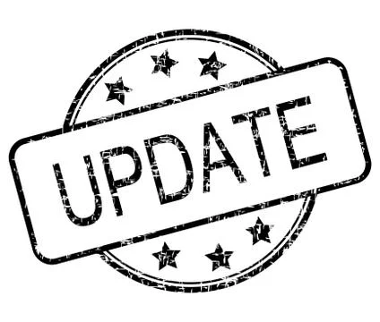 Update rubber stamp - illustration Stock-Illustration