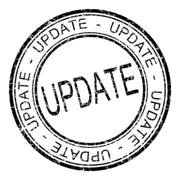 Update rubber stamp - illustration Stock Illustration