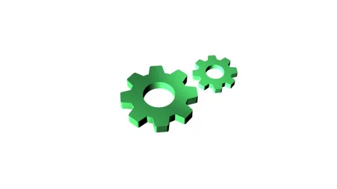 Update setting 3d icon setup animation . Technology setting 3d icon concept. Video stock 306037233