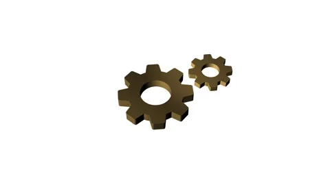 Update setting 3d icon setup animation . Technology setting 3d icon concept. Stock Footage 306037242