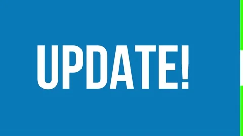 Update sign animation.4K video. Stock Footage 146034948