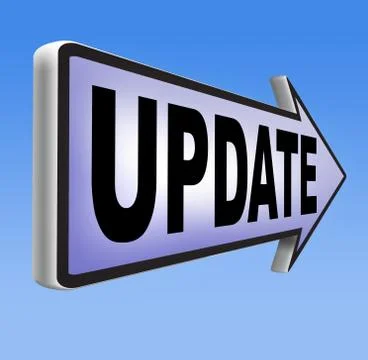 Update sign Stock Illustration