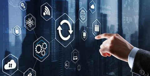 Update Software Application and hardware upgrade concept 2022 Stock Photos