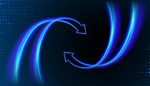 Update Software. Exchange and money transfer. Synchronization icon. Upgrade Illustrazione stock