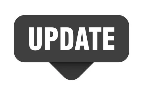 Update sticker. update sign on transparent background Stock Illustration