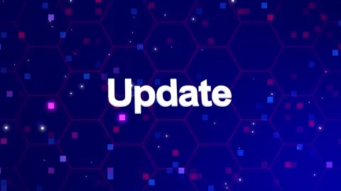 Update text animation with background Stock Footage 260209669