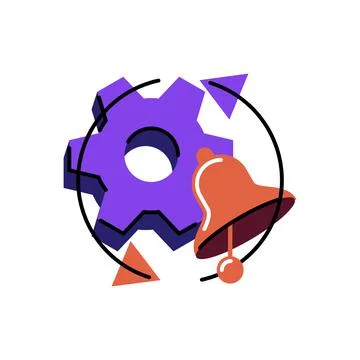 Update. Vector icon in bold line style Stock Illustration