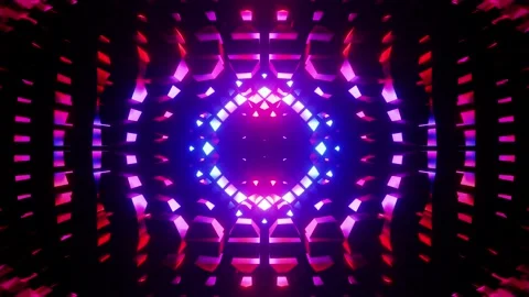 Updated excellent red with bright blue music equalizer VJ seamless loop0001- Stock Footage 343863792