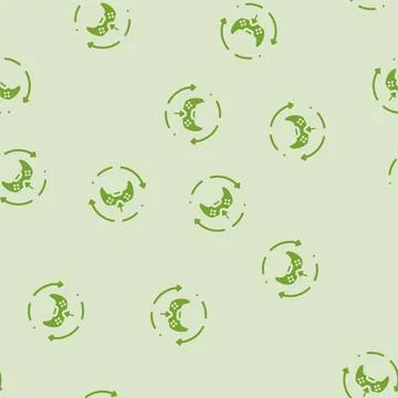 Updates game development glyph vector seamless pattern Stock Illustration