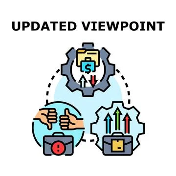 Updating viewpoint for business strategy evolution イラスト素材