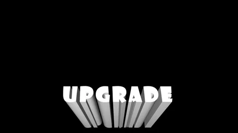 UPGRADE  animation phrase  and alpha cannel Video stock 907664