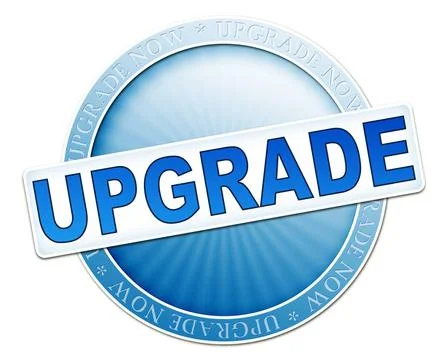 Upgrade button blue An image of a useful blue upgrade button Copyright: xZ... Stock Photos
