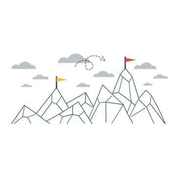 Upgrade concept, comparison idea Stock Illustration