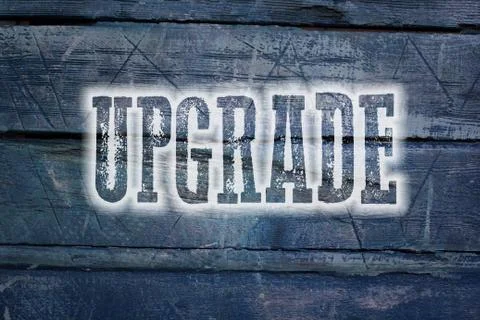 Upgrade concept Stockillustratie
