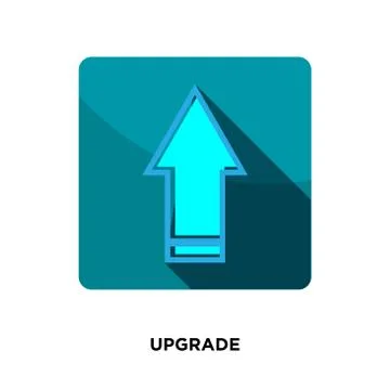 Upgrade icon isolated on white background for your web, mobile and app design イラスト素材