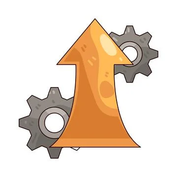 Upgrade illustration Stock Illustration