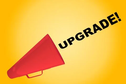 Upgrade! - improvement concept Stockillustratie
